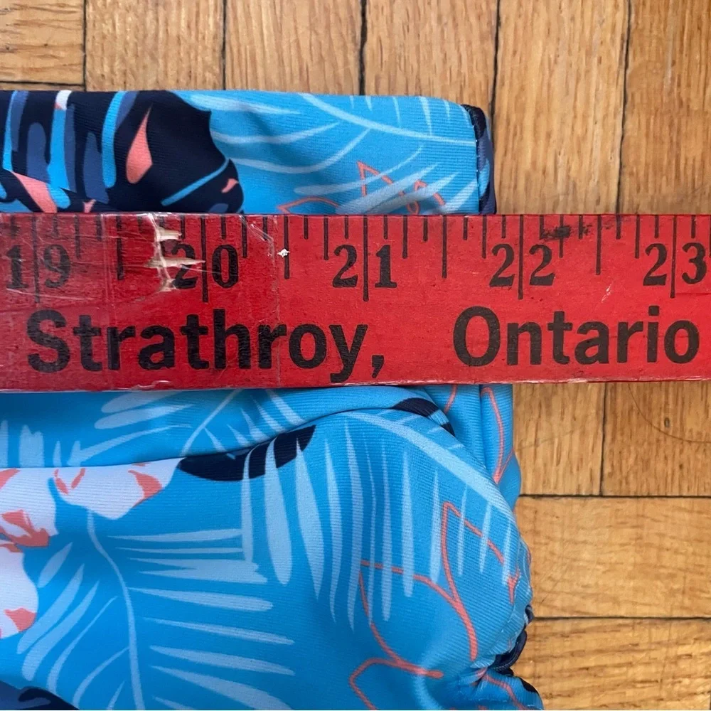 4/$20➡️  ACX Blue & Orange Hawaiian Floral Swim Skort – Plus Size 3X - Picture 13 of 14